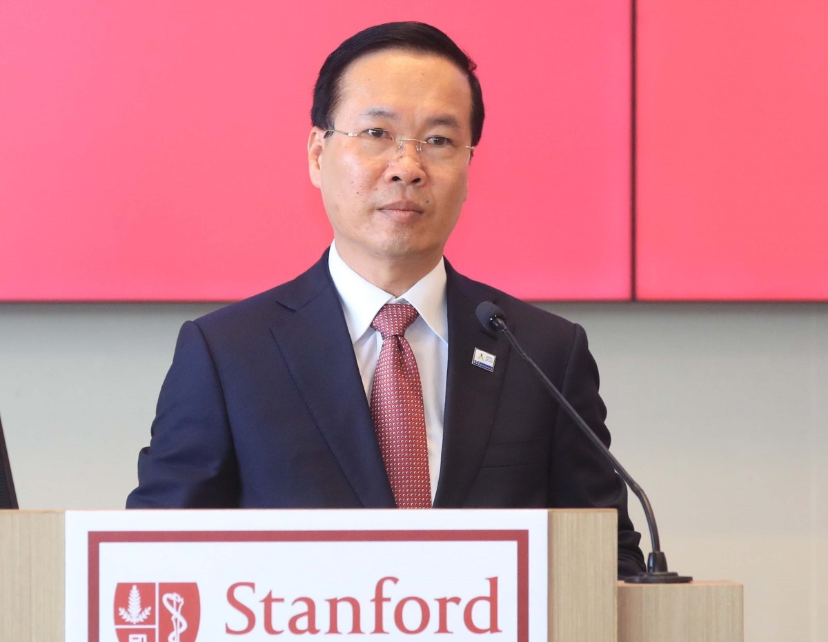 Chủ tịch nước Võ Văn Thưởng thăm Đại học Stanford, Mỹ