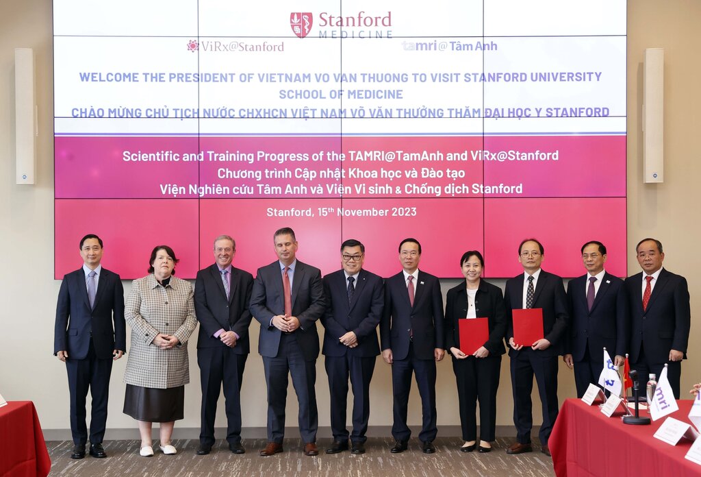 Chủ tịch nước Võ Văn Thưởng thăm Đại học Stanford, Mỹ