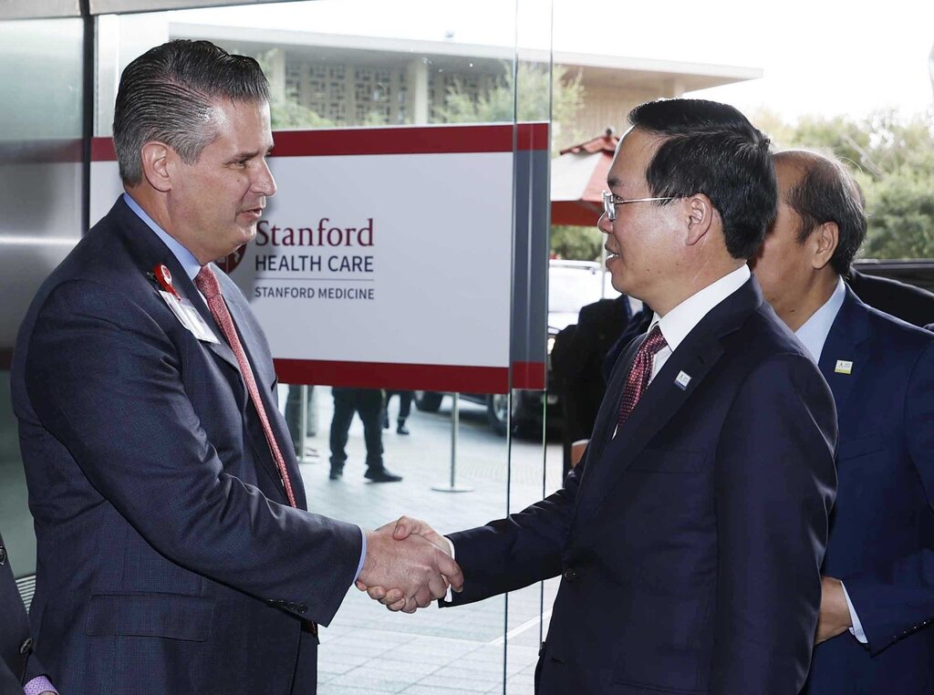 Chủ tịch nước Võ Văn Thưởng thăm Đại học Stanford, Mỹ