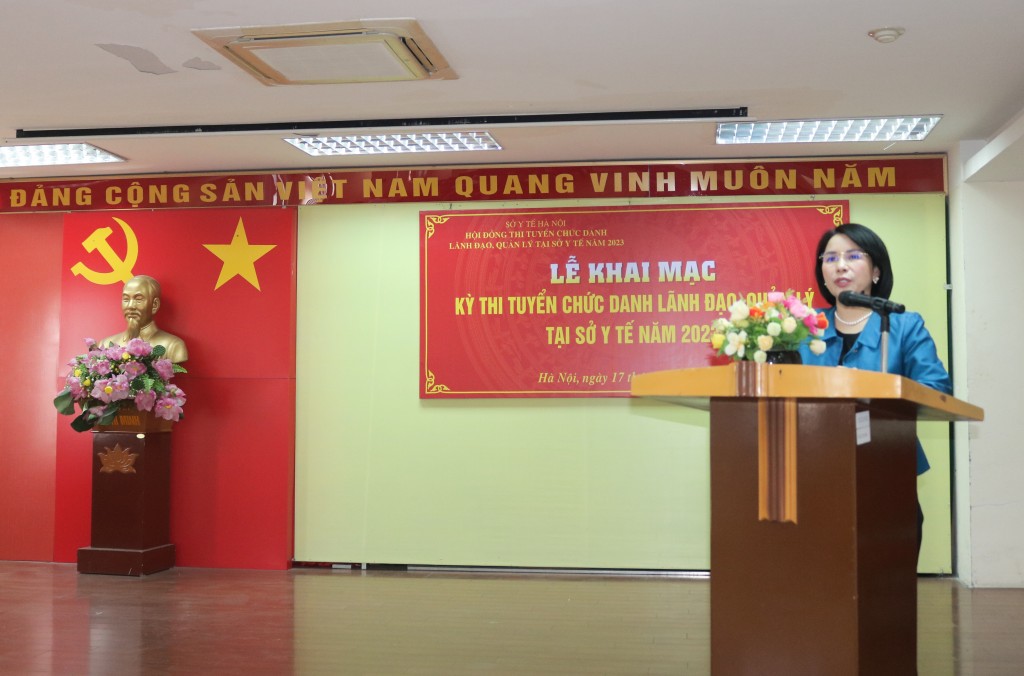 Sở Y tế Hà Nội thi tuyển chức danh lãnh đạo, quản lý đợt 2/2023