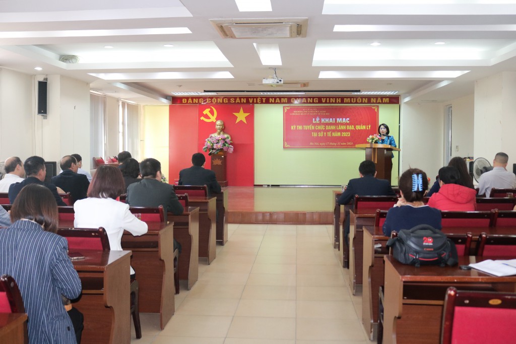Sở Y tế Hà Nội thi tuyển chức danh lãnh đạo, quản lý đợt 2/2023