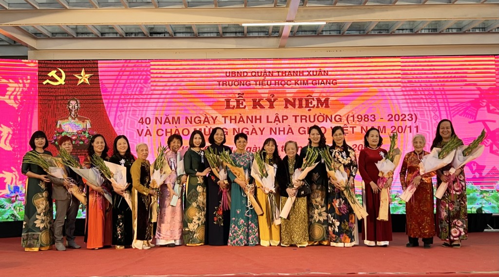Trường Tiểu học Kim Giang tổ chức kỷ niệm 40 năm thành lập