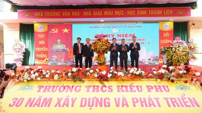 Trường THCS Kiều Phú kỷ niệm 30 năm thành lập