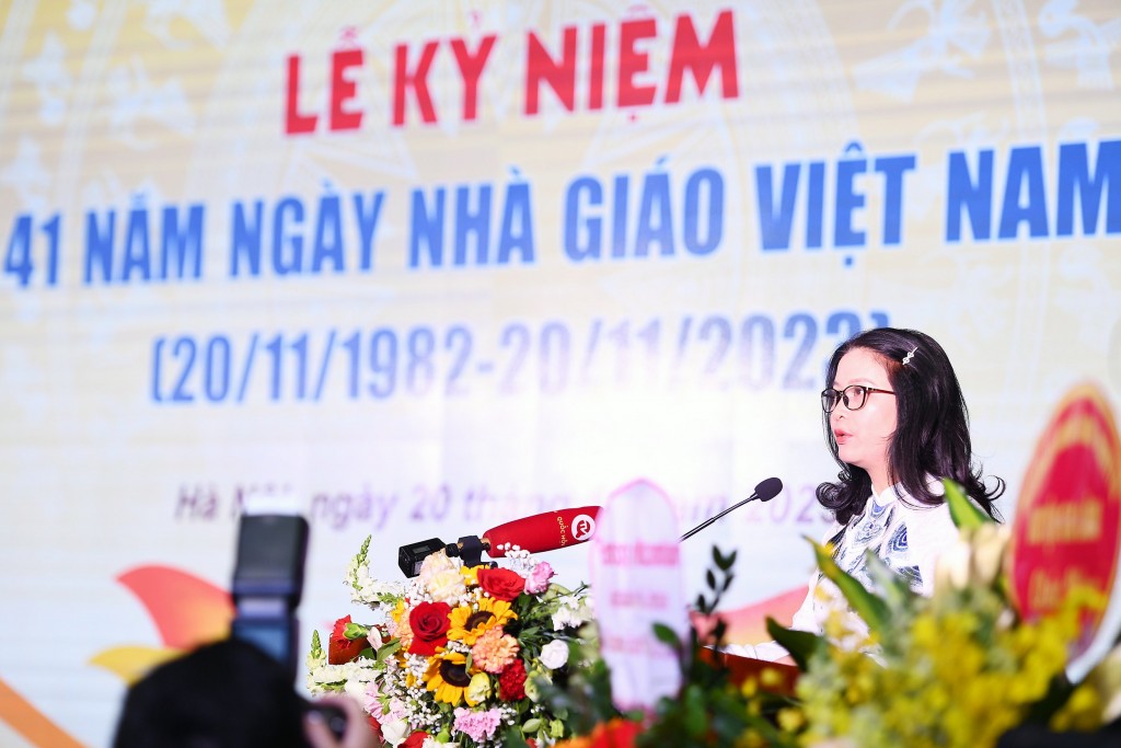 GS.TS Nguyễn Thị Lan phát biểu tại chương trình