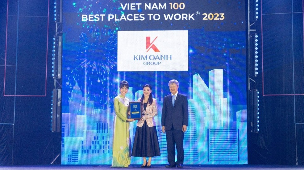 Kim Oanh Group được vinh danh top 100 nơi làm việc tốt nhất
