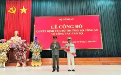 Bộ Công an bổ nhiệm Giám đốc Công an tỉnh Quảng Trị