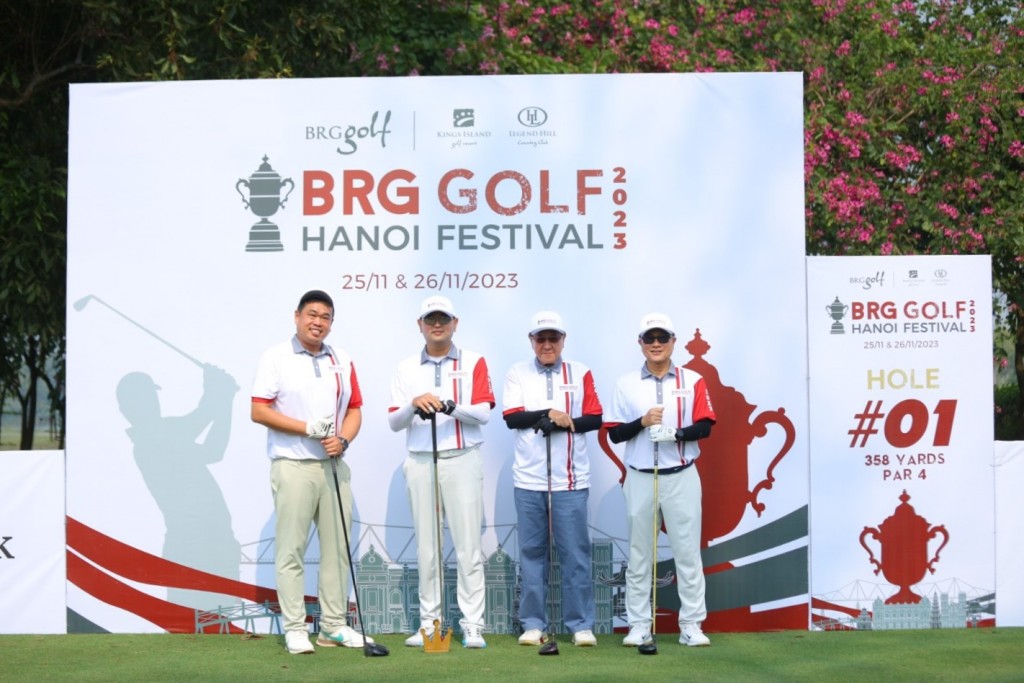 Gôn thủ hào hứng tham gia sự kiện 2023 BRG Golf Hanoi Festival