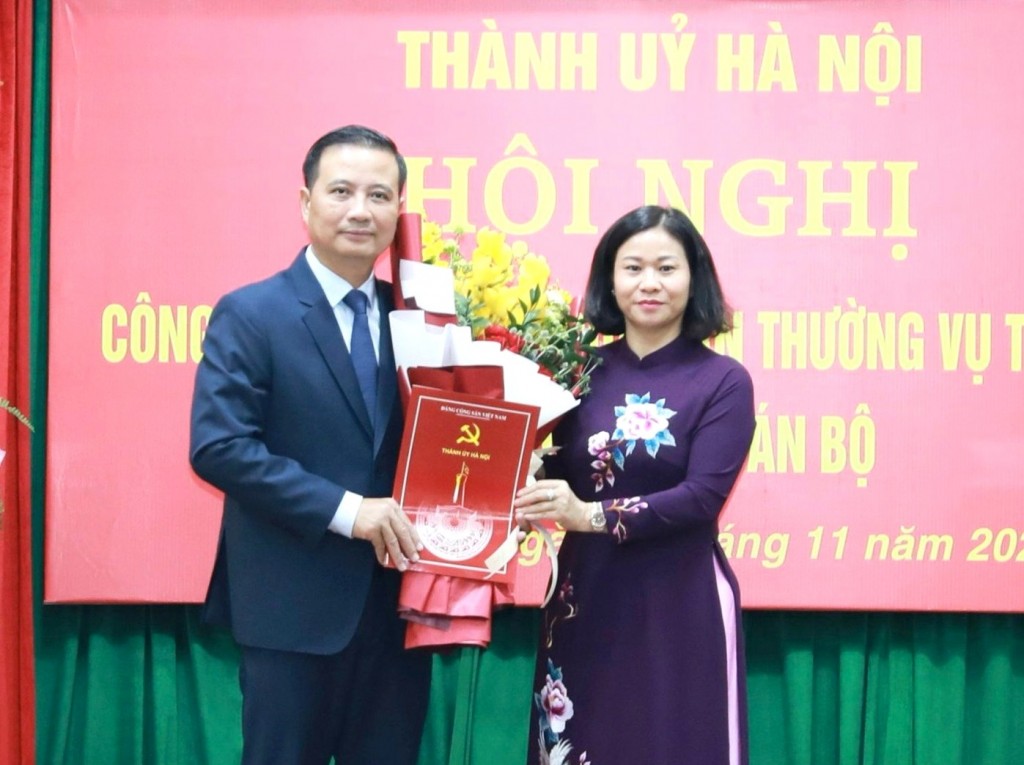 Đồng chí Nguyễn Xuân Linh làm Bí thư Quận ủy Hoàng Mai