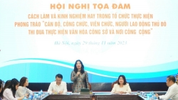 Tăng cường vai trò gương mẫu của cán bộ, công chức Hà Nội