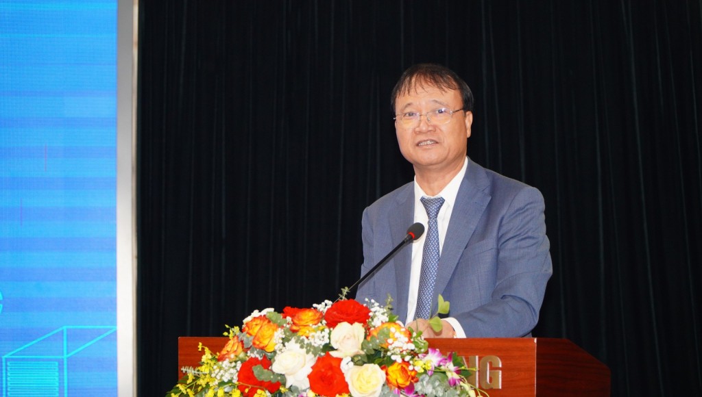 Đồng chí Đỗ Thắng Hải, Thứ trưởng Bộ Công thương  phát biểu tại chương trình