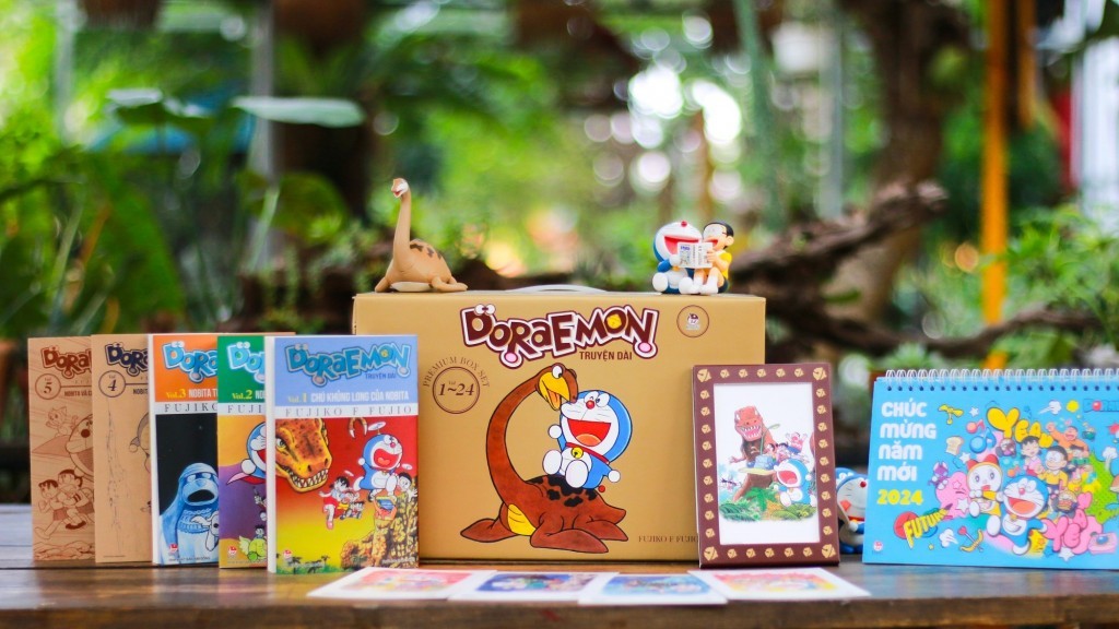 Phát hành 24 tập truyện dài về chú mèo máy Doraemon