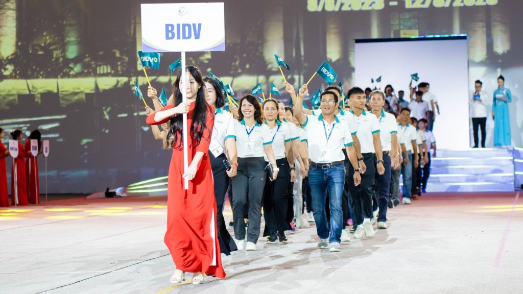 Đoàn thể thao BIDV tham dự Đại hội TDTT ngành Ngân hàng lần thứ I, năm 2023