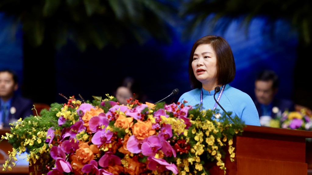 bà Phạm Thị Thanh Tâm, Chủ tịch Công đoàn Dệt may Việt Nam 