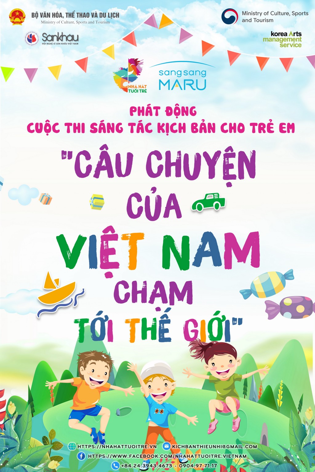 “Cuộc thi sáng tác kịch bản cho trẻ em tại Việt Nam” với chủ đề “Câu chuyện của Việt Nam chạm tới thế giới”