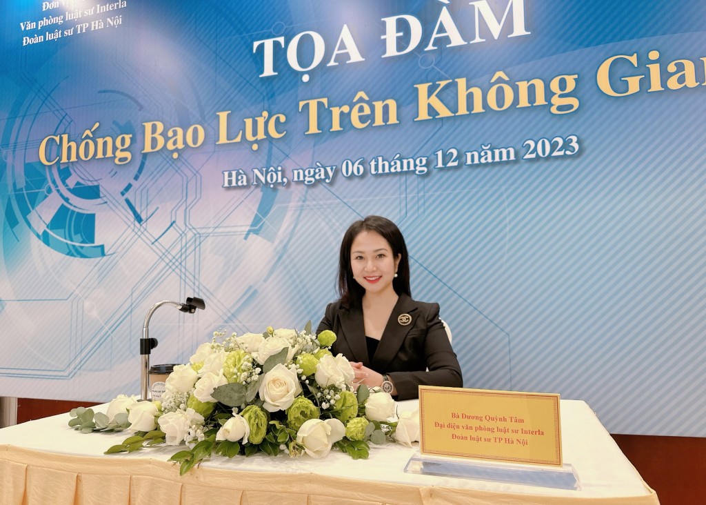 Bà Dương Quỳnh Tâm, đại diện Văn phòng luật sư Interla 