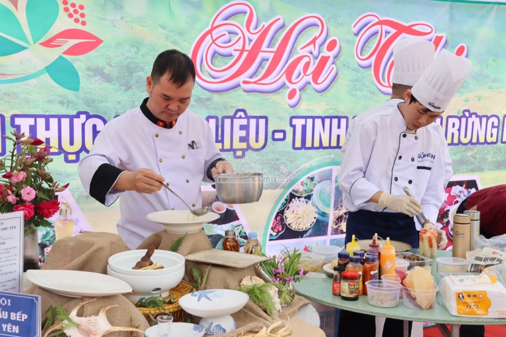 Kon Tum: Đặc sắc hội thi ẩm thực dược liệu núi rừng Ngọc Linh