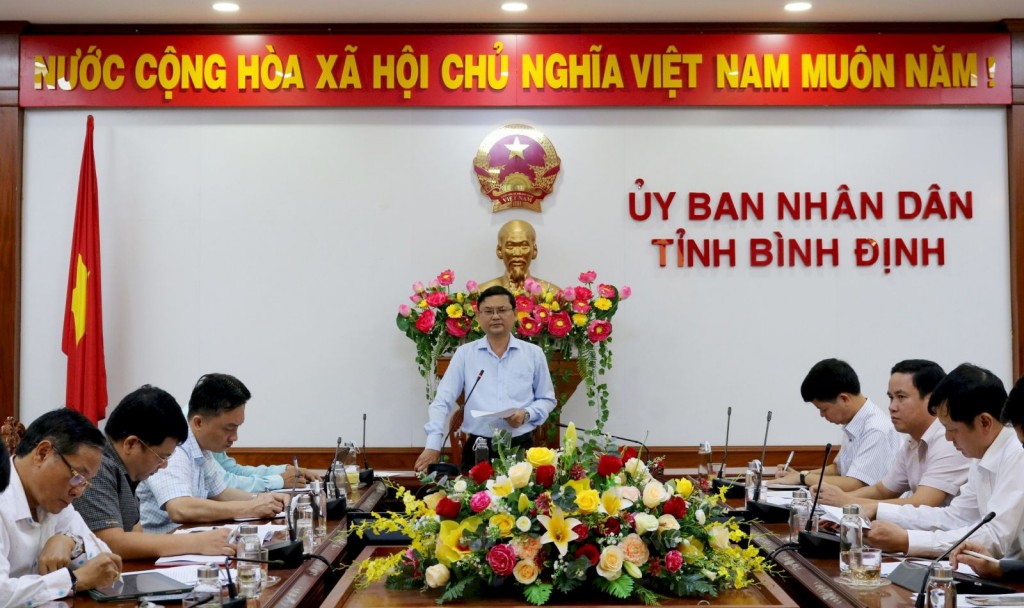 UBND tỉnh Bình Định họp kiểm tra tình hình thực hiện công tác bồi thường, giải phóng mặt bằng