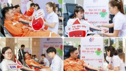 Tuần lễ hồng EVN lần thứ IX tiếp nhận 9.869 đơn vị máu