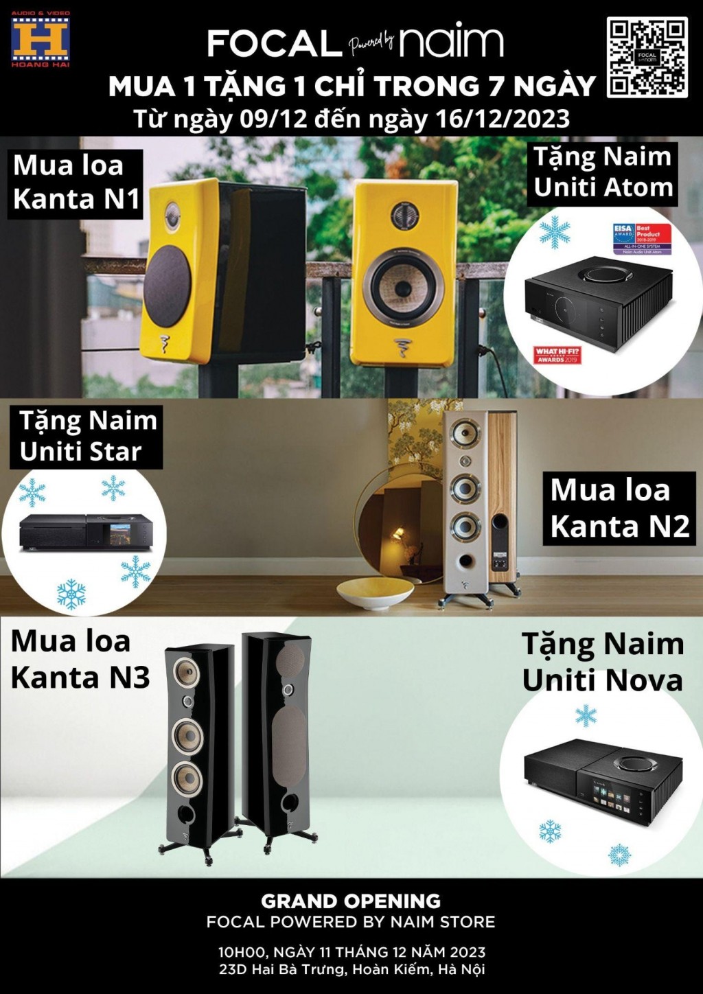 Khai trương Focal powered by Naim Store đầu tiên tại Việt Nam