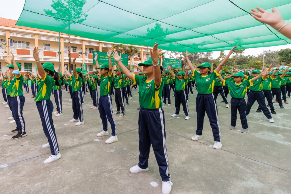 Đây là một trong những hoạt động thuộc chương trình Năng Động Việt Nam do nhãn hàng Nestlé MILO triển khai cùng Hội Thể thao Học sinh Việt Nam – Bộ Giáo dục và Đào tạo