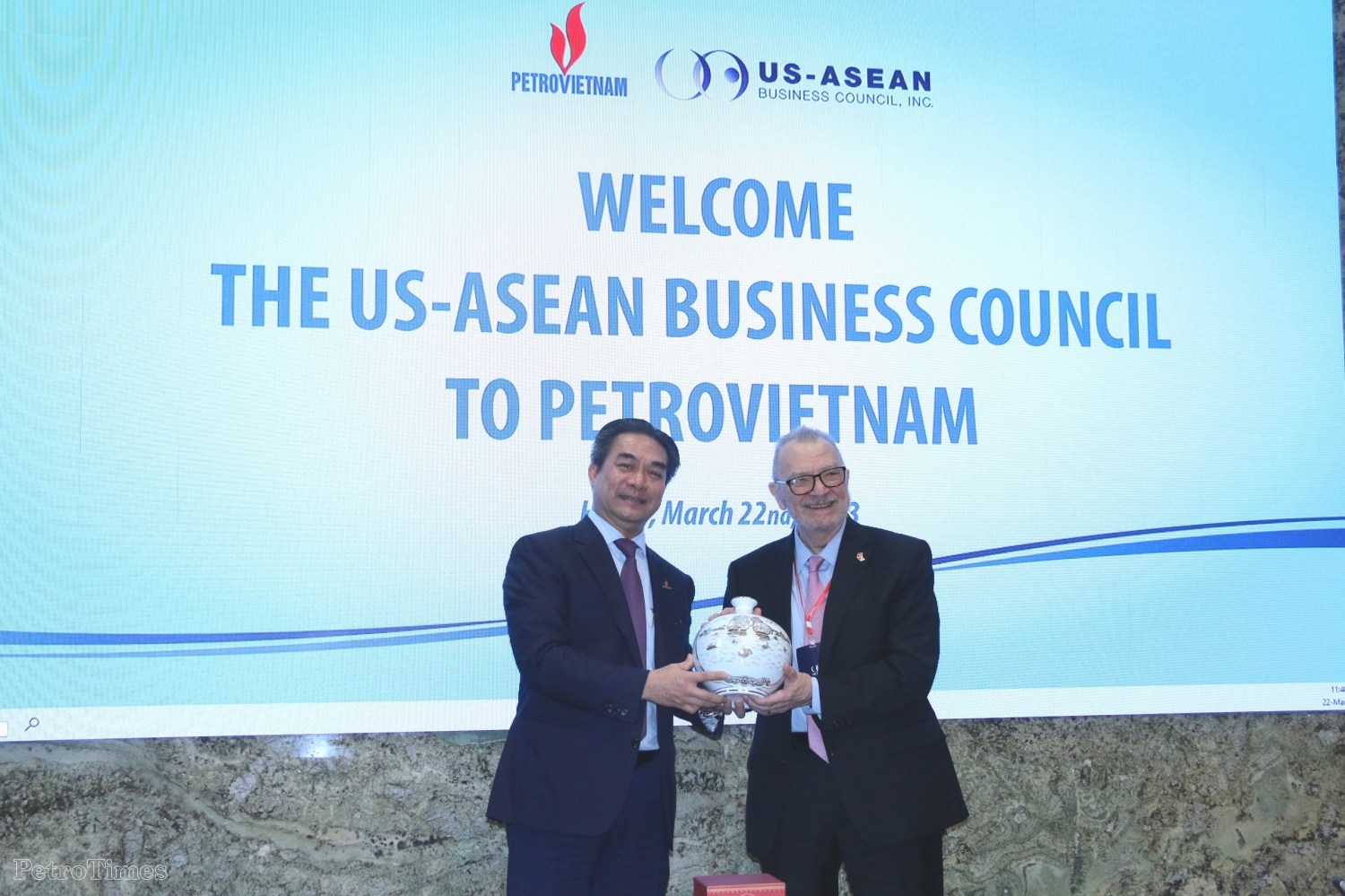 Lãnh đạo Petrovietnam tiếp và làm việc với đoàn doanh nghiệp cấp cao Hội đồng Kinh doanh Hoa Kỳ - ASEAN