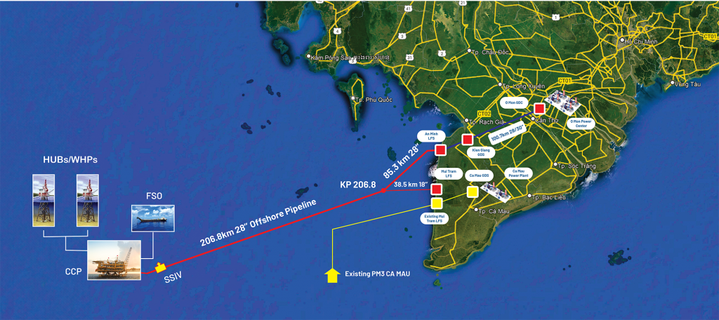 Chuỗi dự án khí điện Lô B là một trong những dự án trọng điểm của Petrovietnam trong thời gian tới