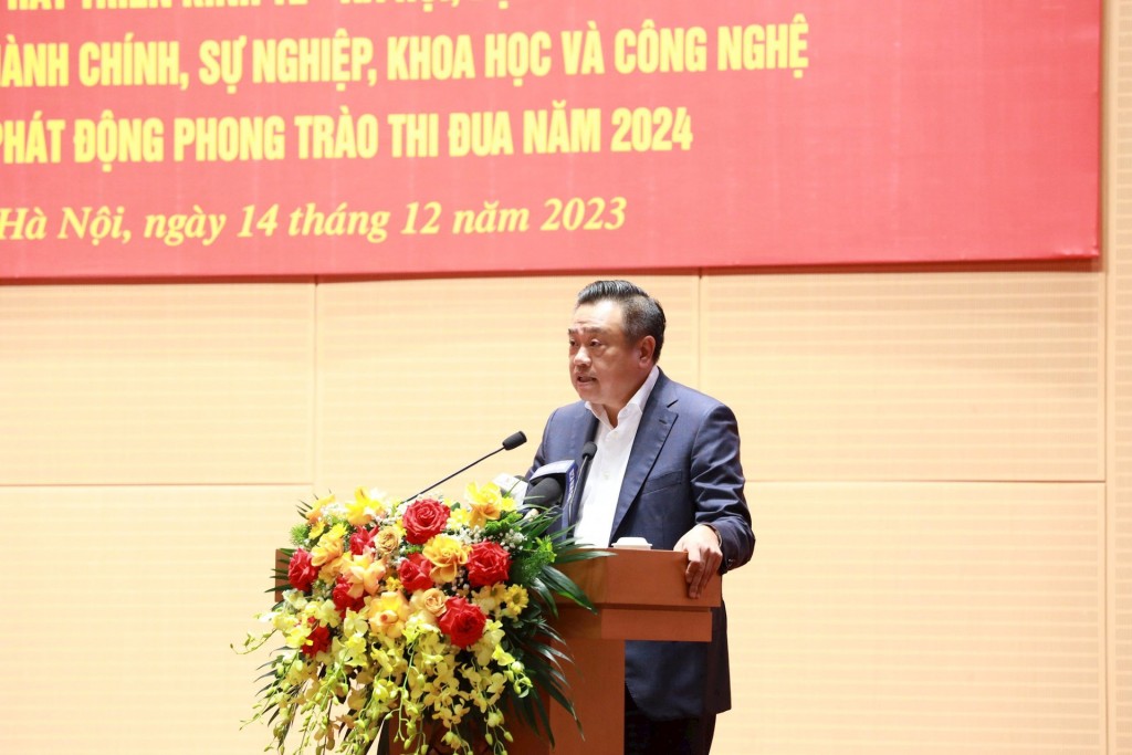 Chủ tịch UBND TP Hà Nội yêu cầu các đơn vị phải đề xuất 5 nhiệm vụ trọng tâm trong năm 2024