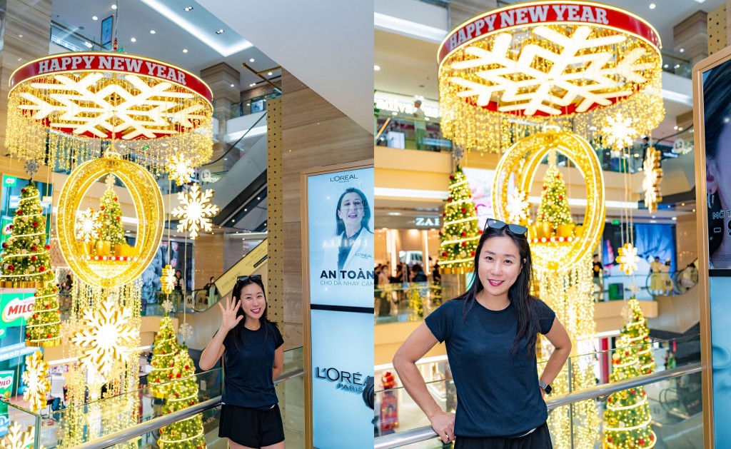 Check-in cùng décor trang trí thông tầng ấn tượng tại Vincom Center Đồng Khởi