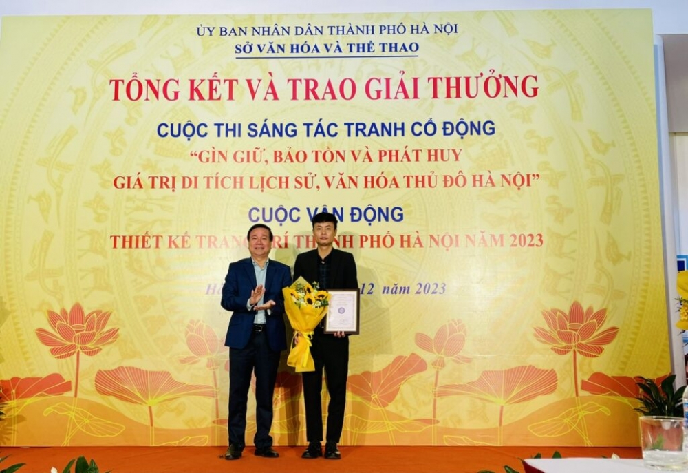 Trao giải Cuộc vận động thiết kế trang trí thành phố Hà Nội 2023