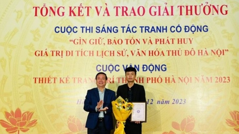 Trao giải Cuộc vận động thiết kế trang trí thành phố Hà Nội 2023
