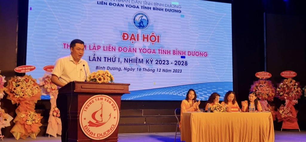 Ông Cao Văn Chóng phát biểu chỉ đạo Đại hội