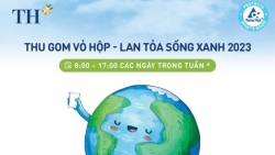 Cùng TH “thu gom vỏ hộp, lan tỏa sống xanh 2023”