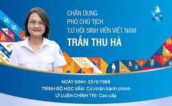 Chân dung Phó Chủ tịch T.Ư Hội Sinh viên Việt Nam Trần Thu Hà