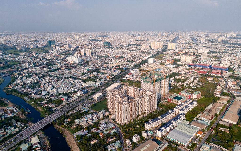 Akari City tọa lạc mặt tiền đại lộ Võ Văn Kiệt, cư dân di chuyển đến quận 1 chỉ mất 20 phút