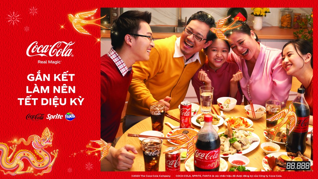 Coca-Cola lan tỏa thông điệp “Gắn kết làm nên Tết diệu kỳ"