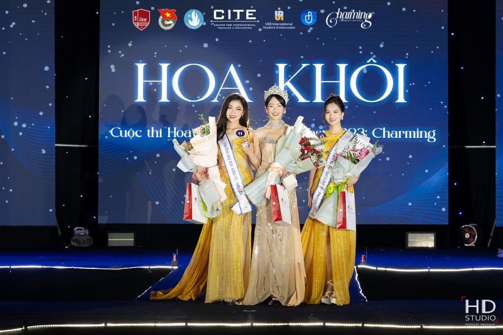 TOP 3 Chung cuộc của Cuộc thi Hoa Khôi UEB Frosty Fest 2023: Charming