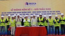 Thông 2 đường hầm cao tốc Quảng Ngãi - Hoài Nhơn vượt tiến độ