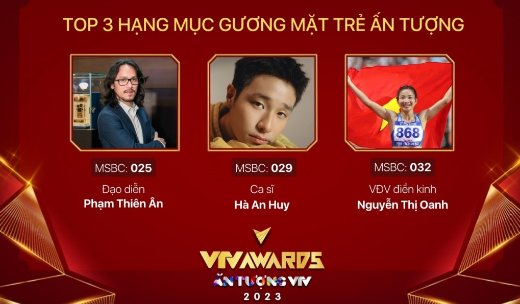 Đã tìm ra Top 3 giải thưởng VTV Awards 2023