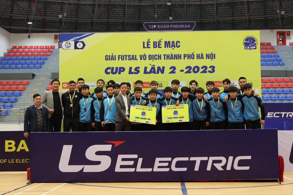 Đội GMETA FC vô địch giải Futsal thành phố Hà Nội cúp LS