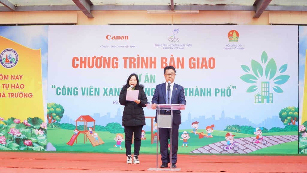 Thêm 3 công viên xanh được trao tặng cho thiếu nhi Thủ đô