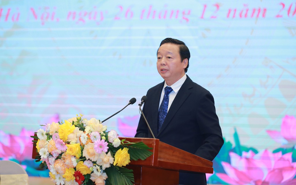 Phó Thủ tướng Trần Hồng Hà: Bộ Lao động-Thương binh và Xã hội cần tham mưu kịp thời cơ chế, chính sách đào tạo nguồn nhân lực đi trước một bước trong quá trình chuyển đổi xanh, chuyển đổi số, kinh tế tri thức - Ảnh: VGP/Minh Khôi