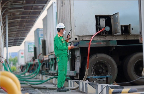 Gas South vận chuyển khí CNG đến các nơi tiêu thụ