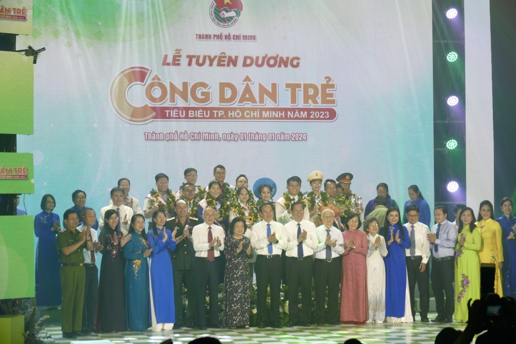 TP Hồ Chí Minh vinh danh 14 Công dân trẻ tiêu biểu năm 2023