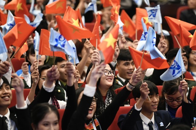 Sinh viên tiêu biểu tham dự Đại hội Hội Sinh viên Việt Nam