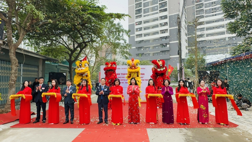 Công trình chào mừng đại hội MTTQ phường Phú Thượng: Dân hiến đất - mở rộng phố Phú Gia