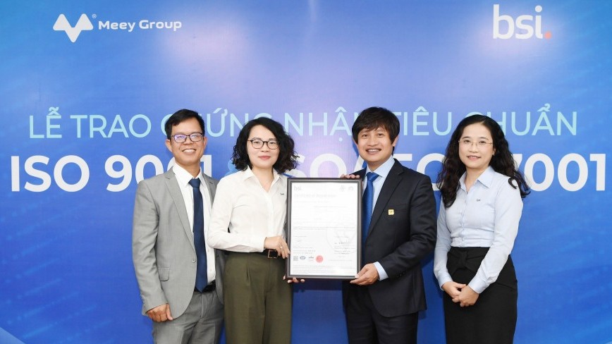 BSI trao hai chứng nhận ISO cho Meey Group
