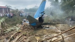Quảng Nam: Máy bay quân sự Su22 bị rơi do mất kiểm soát