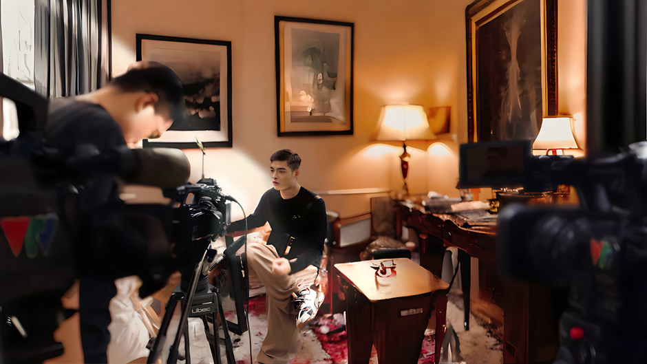 Phỏng vấn đạo diễn Phạm Vĩnh Khương trong một chương trình truyền hình thực tế