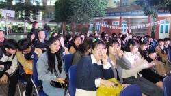 Xúc động lễ chia tay học sinh Hàn Quốc tại Hà Nội
