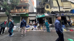 Khẩn trương khắc phục hậu quả vụ cháy tại quận Hoàn Kiếm